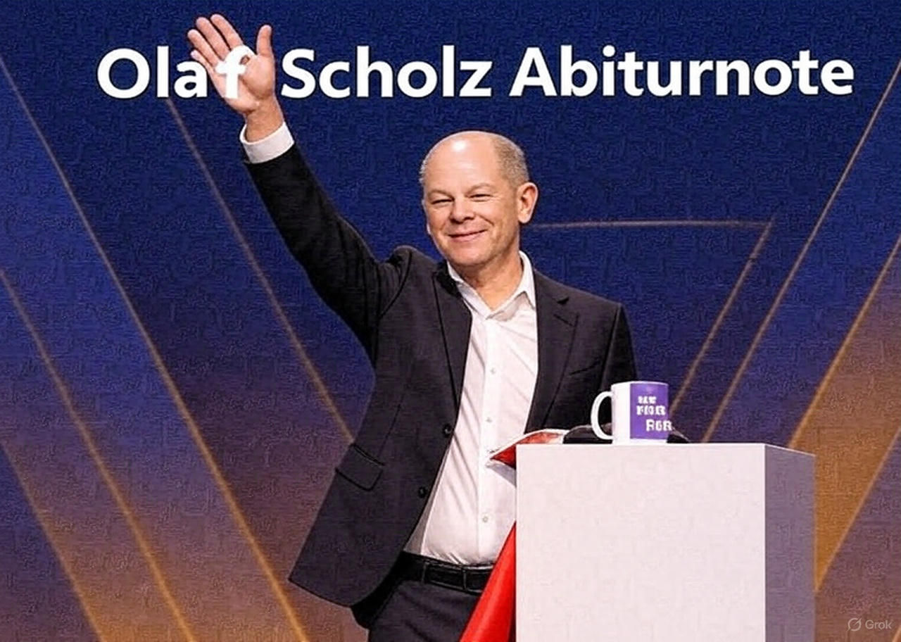Olaf Scholz Abiturnote
