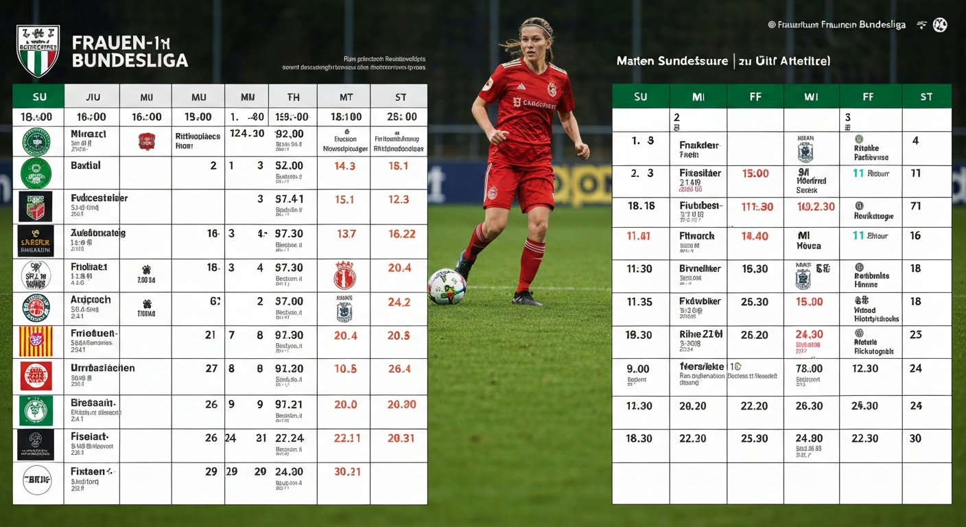 Frauen-Bundesliga Spiele – Spielplan
